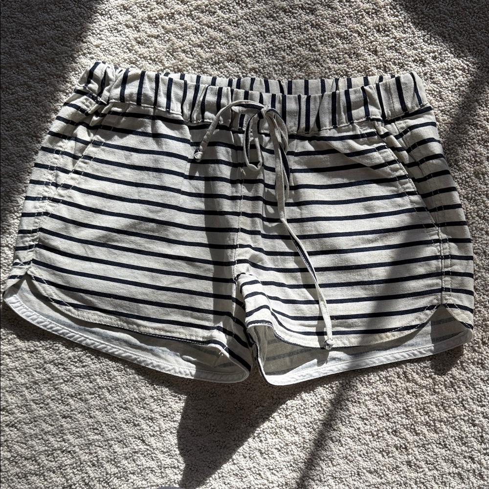 J. Crew Navy Striped Athletic Shorts
